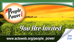 People Power for Jesus witness cards